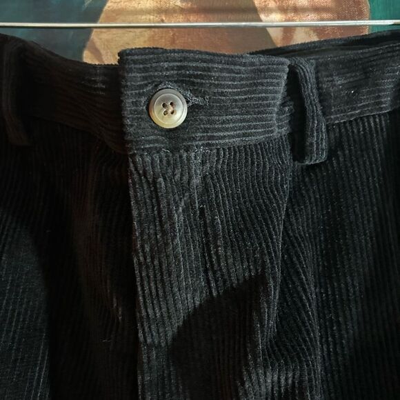 Haggar Men's Black Corduroy Pants 36x32 - Picture 5 of 16